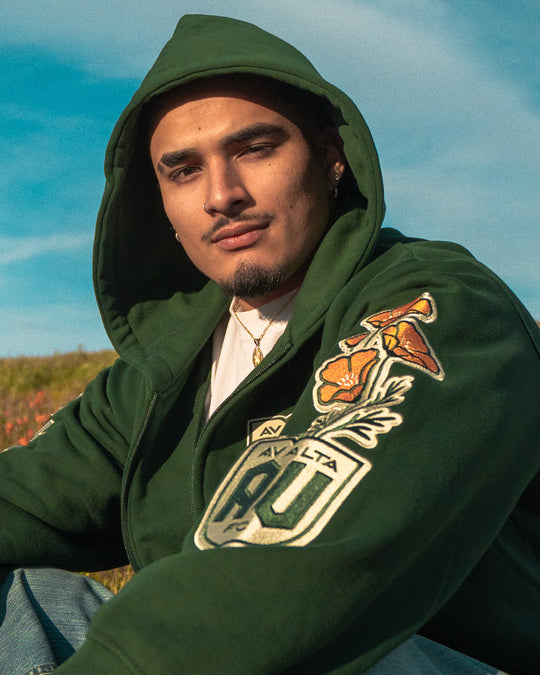 Poppy Full-Zip Hoodie