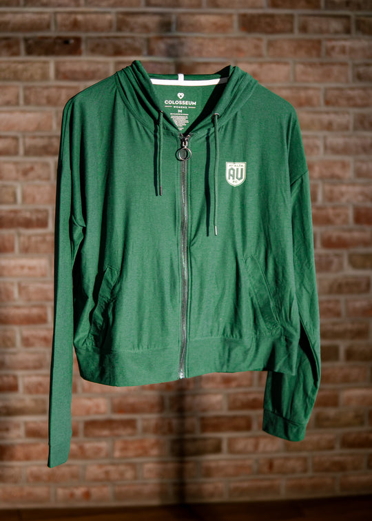 Women's Cropped Full-Zip Jacket