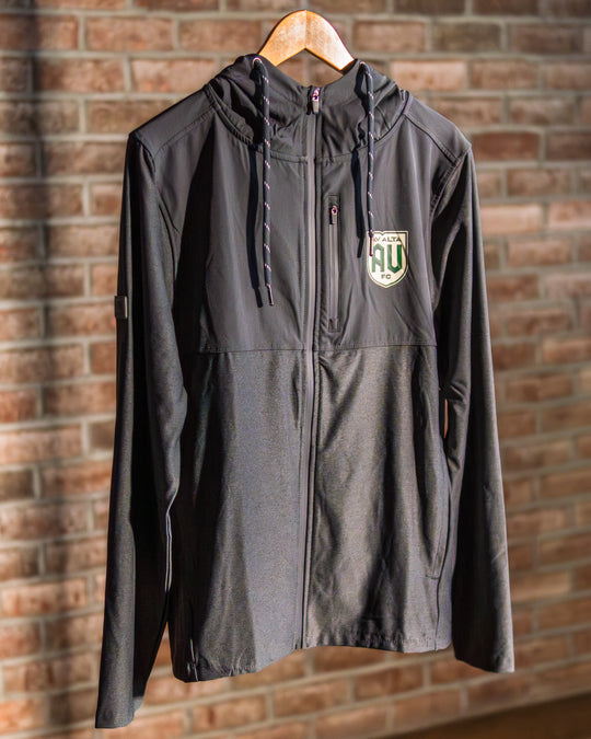 Full-zip Hooded Athletic Jacket