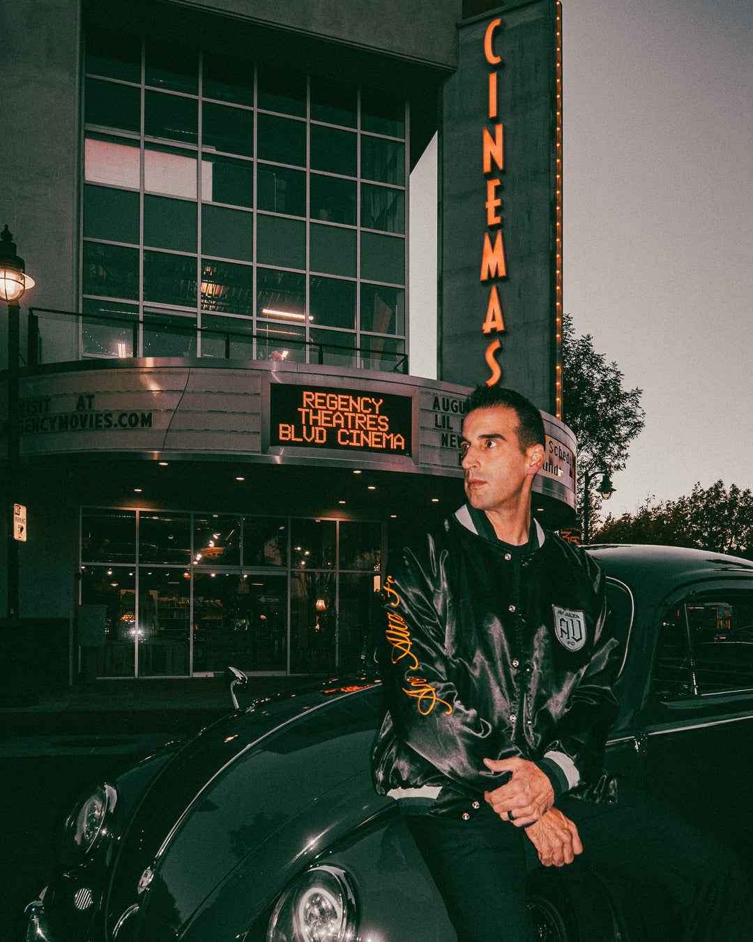 Black Satin Jacket