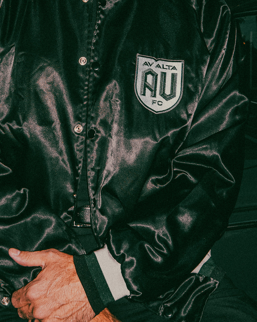 Black Satin Jacket