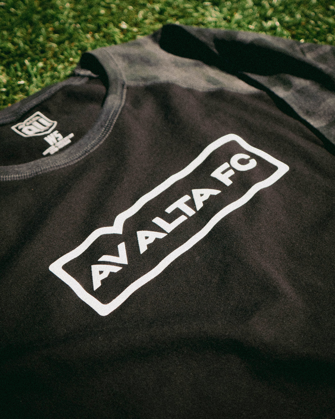 Women's Black Camo Raglan Tee