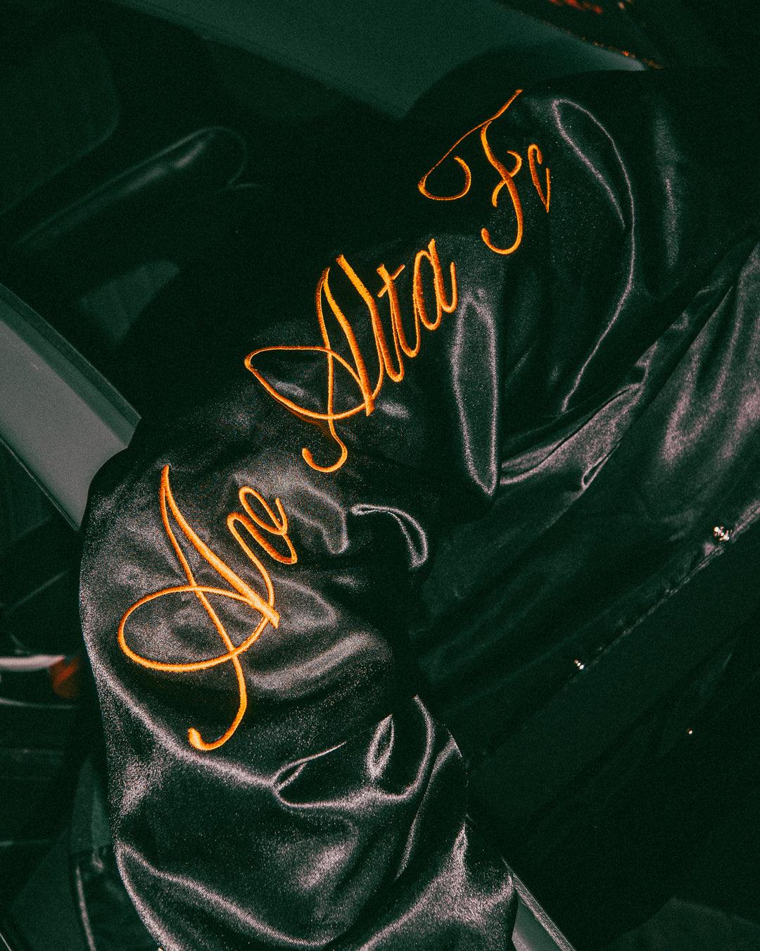 Black Satin Jacket